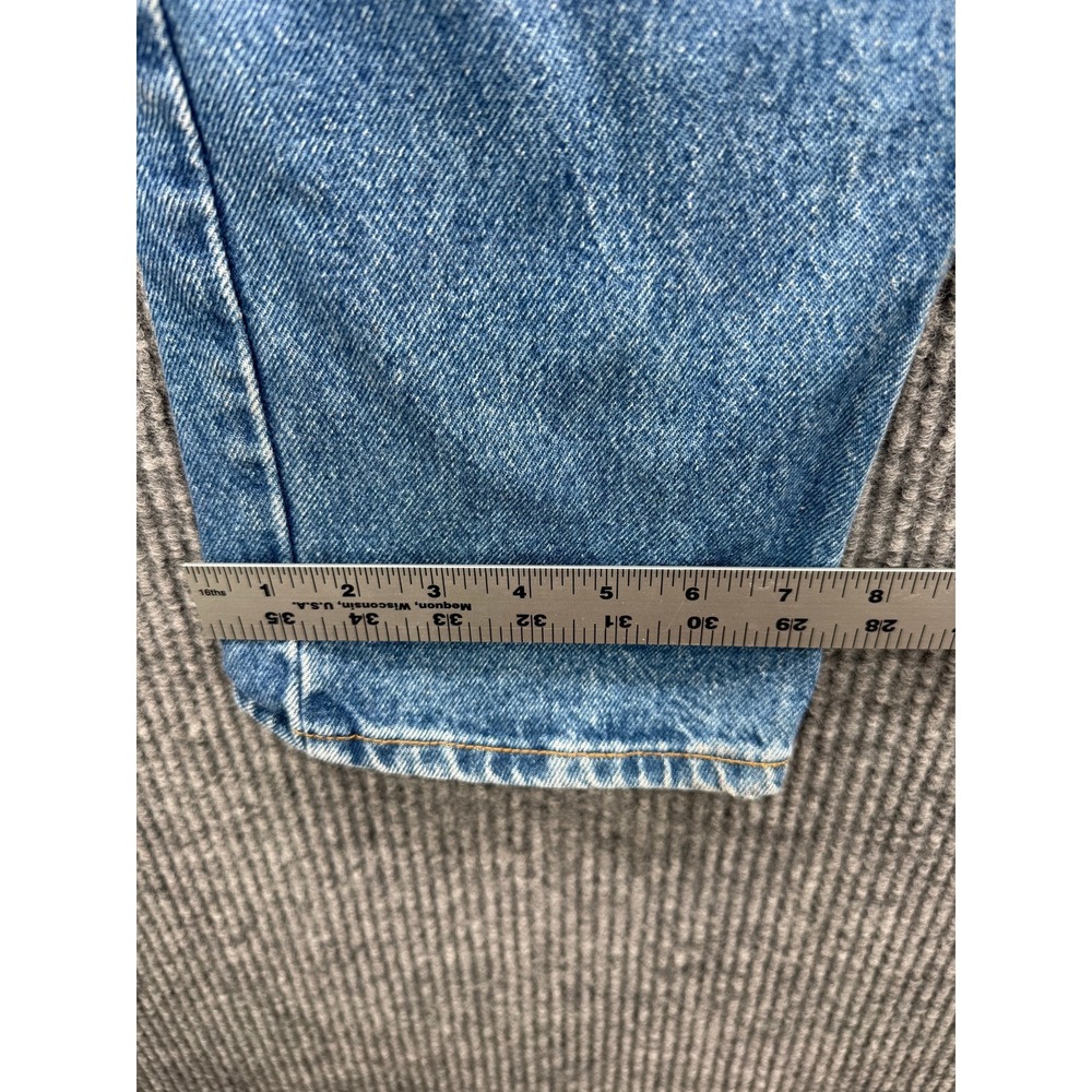 Calvin Klein Jeans Women 30 Blue Excellent High Rise Straight Leg Denim Vintage - Picture 4 of 12